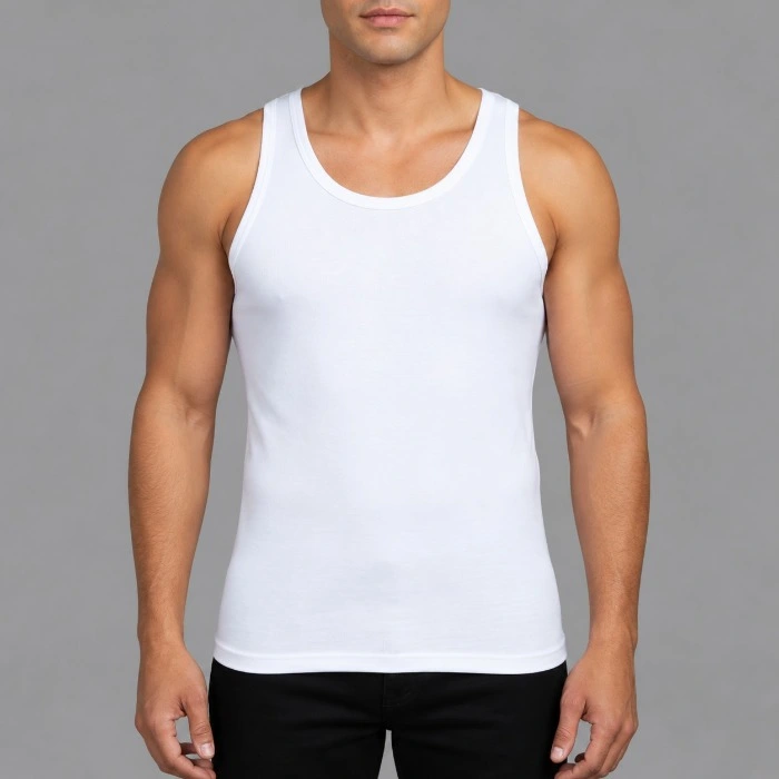 Signature Men S C Neck Without Sleeve Vest